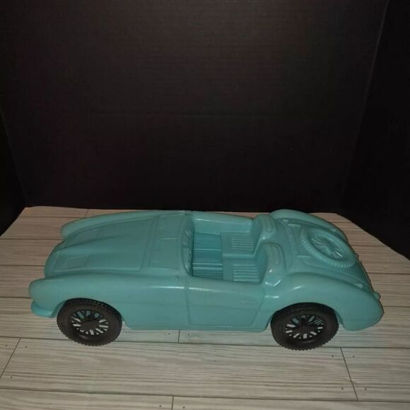 VINTAGE TOY 1960s Convertible Car A J RENZI CORP LEOMINSTER MASS 17" PLASTIC - Picture 1 of 11